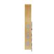 Душова панель Corsan Basti bamboo хром з термостатом B002TCH, Дуб