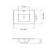 Умывальник VBI Mortara 60 white врезной VBI-018040, Белый