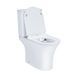 Унитаз-компакт Qtap Presto безободковый с сиденьем Soft-close QT24221217AW, Белый