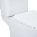 Унитаз-компакт Qtap Presto безободковый с сиденьем Soft-close QT24221217AW, Белый