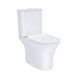 Унитаз-компакт Qtap Presto безободковый с сиденьем Soft-close QT24221217AW, Белый