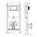 Комплект инсталляция 4 в 1 Volle Master Evo 212010 + унитаз Volle Altea Rimless 13-64-267 с сидением Soft Close, Белый