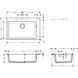 Кухонная мойка Hansgrohe S510-U660 770x510 Graphite Black 43313170