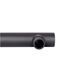 Кронштейн для верхнього душу Qtap Trubice 400 мм округлий QTTRU120BLM45927 Black matt, Черный матовый