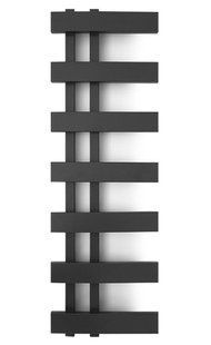 Полотенцесушитель электрический Genesis-Aqua Magnum Light 120x35 см черный 20006