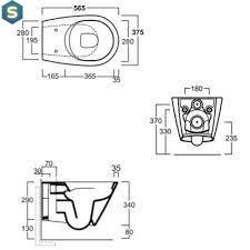 Унітаз підвісний Simas Gambassi GA18 / F85 + GA004 з сидінням Soft Close, Білий