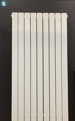 Дизайнерский радиатор Betatherm Blende 2 H-1800 мм, L-504 мм нижнее подключение B2V 2180/09 9016M 99, Белый матовый