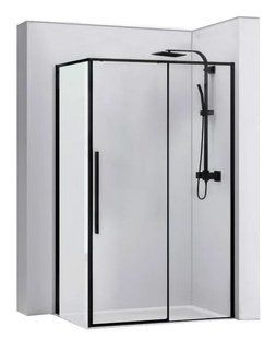 Душевая кабина Rea Solar 80x100 black REA-K6310, Черный матовый, Универсальная, прозрачный