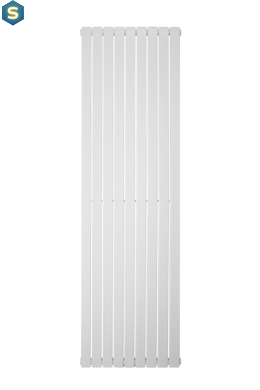 Дизайнерский радиатор Betatherm Blende 2 H-1800 мм, L-504 мм нижнее подключение B2V 2180/09 9016M 99, Белый матовый