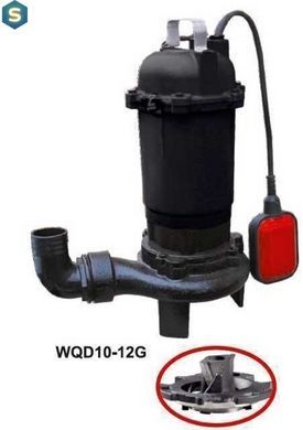 Насос фекальний з ріжучим механізмом Volks WQD 8-12G 1.1кВт