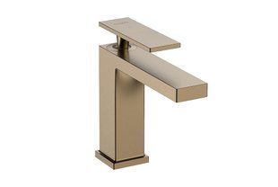 Змішувач для умивальника Hansgrohe Tecturis E CoolStart EcoSmart+ без донного клапанаа brushed bronze 73012140, Бронза