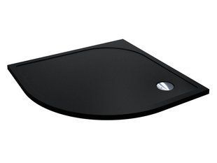 Душовий піддон Miraggio Madrid 900 mirastone black 0000693, Черный матовый