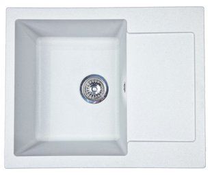 Кухонная мойка Adamant Minimal 615x495x200 белый 000008525, Белый