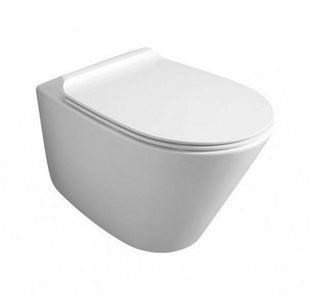 Унітаз підвісний Simas Gambassi GA18 / F85 + GA004 з сидінням Soft Close, Білий