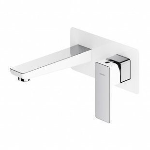 Смеситель для умывальника Omnires Parma chrome/white PM7415CRB, Белый