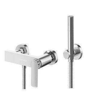 Смеситель для душа Kohlman Experience chrome настенный KPL-QW120E, Хром