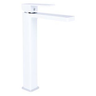 Смеситель для умывальника Qtap Gemini высокий QTGEM269CRW45679 Chrome/White, Белый
