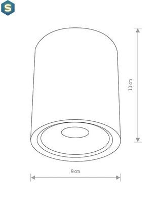Уличный светильник Nowodvorski 9107 Edesa LED 1x7W 3000K 530Lm IP54 Bl