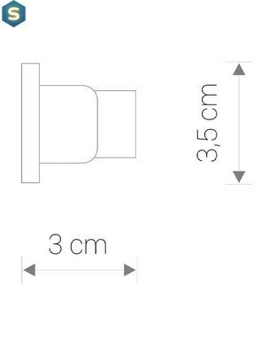 Заглушка Nowodvorski 9458 Profile dead end cap Bl