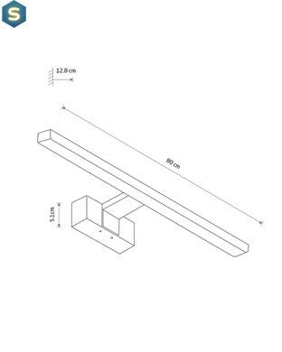 Светильник Nowodvorski 10685 Cezanne LED 1x15W 4000K 1200Lm IP44 Wh
