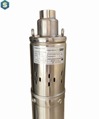 Насос скважинный шнековый Volks pumpe 3,5 QGD 1-50-0.37кВт 3,5 дюйма! + кабель 15м