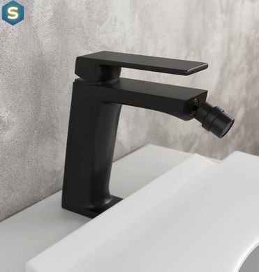 Смеситель для биде Corsan Trino black CMB7131BL, Черный матовый