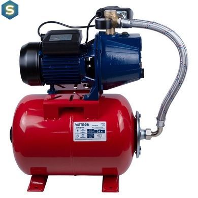 Насосна станція Wetron 1.1 кВт бак 24 л чавун.корпус 775044/24