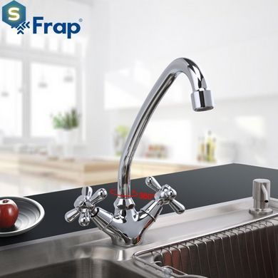Смеситель для кухни буксового шпилька Frap 1/10 F4125, Хром