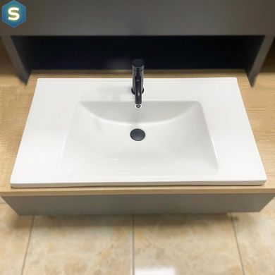 Умывальник VBI Busso 80 white врезной VBI-018046, Белый
