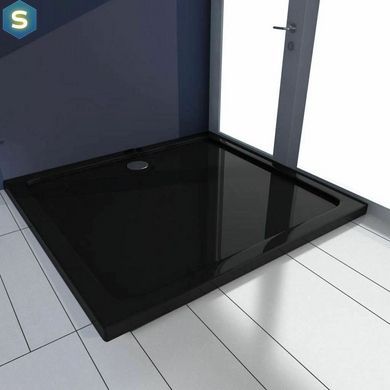 Душевой поддон акриловый Rea Savoy black 90x90 REA-K4803, Черный/золото
