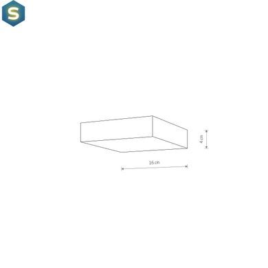 Стельовий світильник Nowodvorski 10434 Lid Square Led 1x25W 4000K 2000Lm IP20 Bl