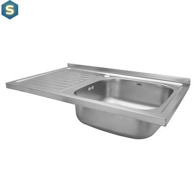 Кухонна мийка Kroner KRP Satin-5080R (0,8 мм) CV022821, Satin