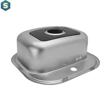 Кухонна мийка Kroner KRP Satin-4749 (0,8 мм) CV022758, Satin