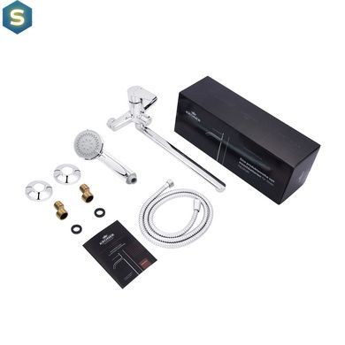 Смеситель для ванной Kroner KRP Brocken - C070 CV023598, Хром