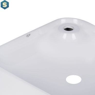 Умивальник Qtap Stork 430x430x125 White QT15116137W, Білий