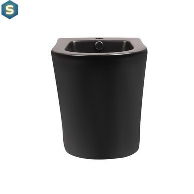 Біде підлогове Qtap Scorpio 530x360x395 Matt black QT14441003CMB, Черный матовый