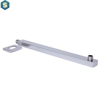 Кронштейн для верхнего душа Qtap Trubice 400 мм прямоугольный QTTRU120CRM45928 Chrome, Хром