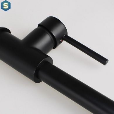 Смеситель для кухни Yoka Fiesto Black BZ.FIESTO-BLK, Черный матовый