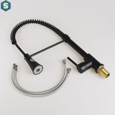Смеситель для кухни Yoka Fiesto Black BZ.FIESTO-BLK, Черный матовый