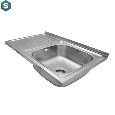 Кухонна мийка Kroner KRP Satin-5080R (0,8 мм) CV022821, Satin