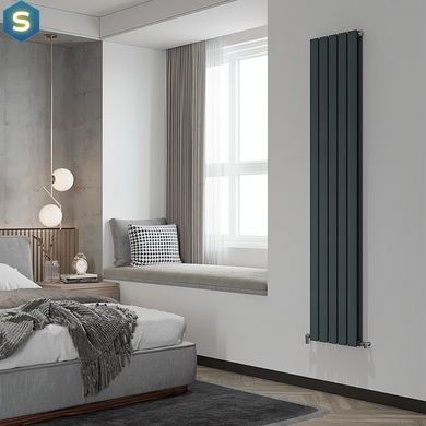 Радіатор дизайнерський Ideale Vittoria 12 6/1800/408 антрацит, Антрацит
