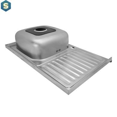 Кухонна мийка Kroner KRP Satin-5080R (0,8 мм) CV022821, Satin