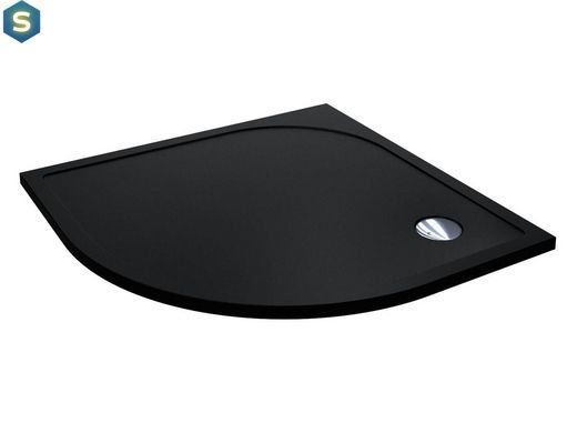 Душевой поддон Miraggio Madrid 900 mirastone black 0000693, Черный матовый