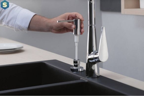 Дозатор кухонний Hansgrohe A51 500 ml врізний Matt Black 40448670