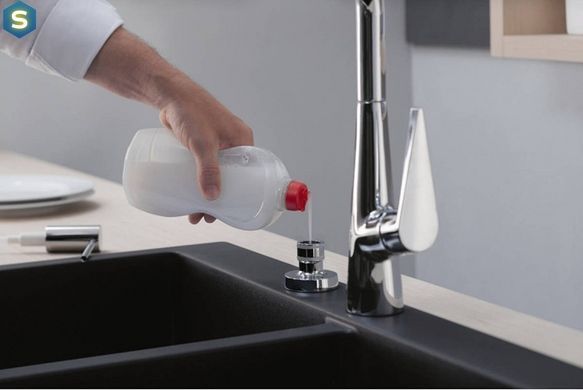 Дозатор кухонний Hansgrohe A51 500 ml врізний Matt Black 40448670