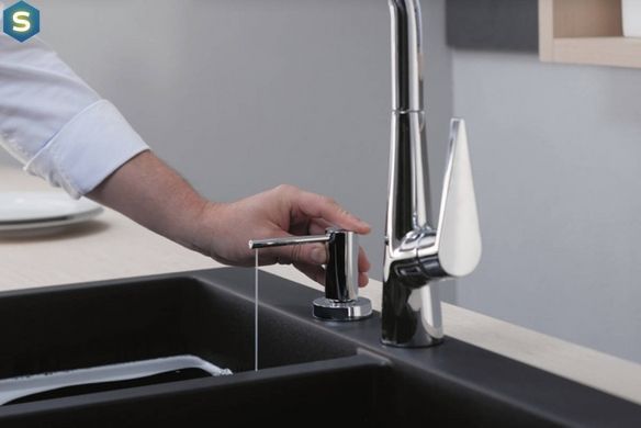 Дозатор кухонний Hansgrohe A51 500 ml врізний Matt Black 40448670
