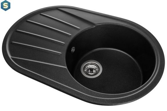 Кухонная мойка Granado Murcia black shine 1701