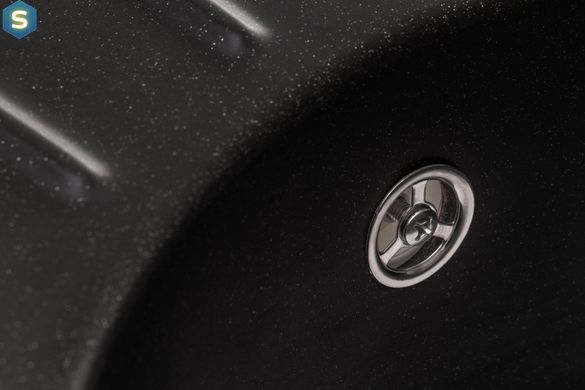 Кухонная мойка Granado Murcia black shine 1701