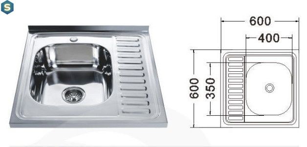 Кухонная мойка Mira MR 6060 Decor Left