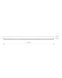 Светильник Nowodvorski 7556 Straight ceiling led T8LED 1x22W 3000K 3200Lm IP20 Wh